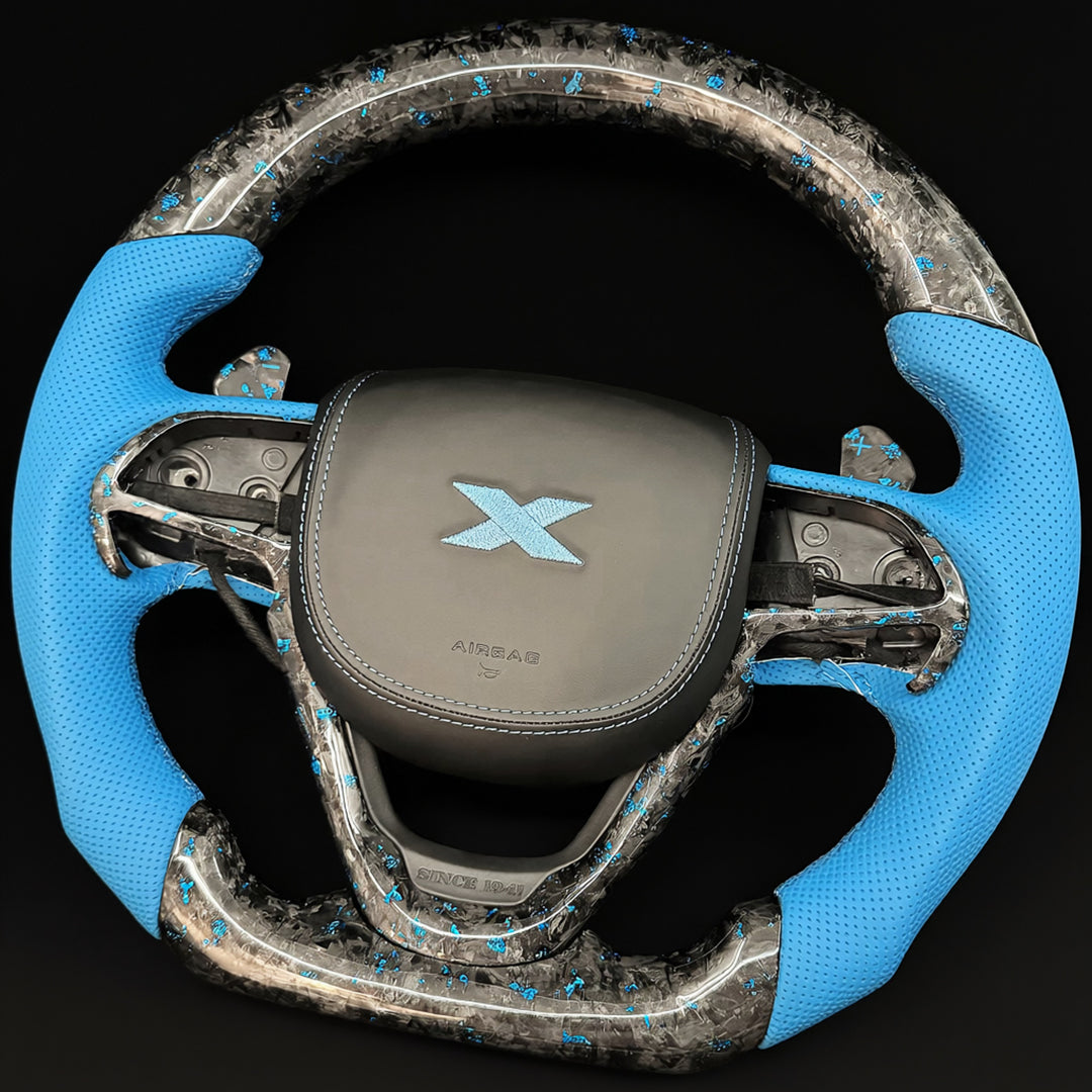 2014-2022 Jeep WK2 Grand Cherokee/Cherokee (non-SRT) Carbon Fiber Steering Wheel