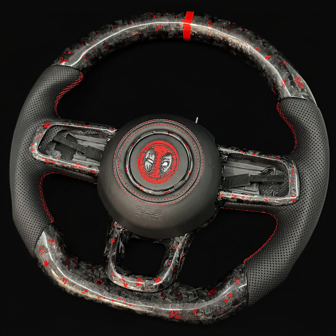 2018+ Jeep Wrangler/Gladiator Carbon Fiber Steering Wheel