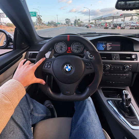 2006-2011 BMW E9X/E8X Sport Carbon Fiber Steering Wheel