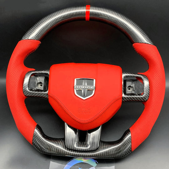 2011-2014 Dodge Charger/Challenger/Durango Carbon Fiber Steering Wheel (non-SRT8)