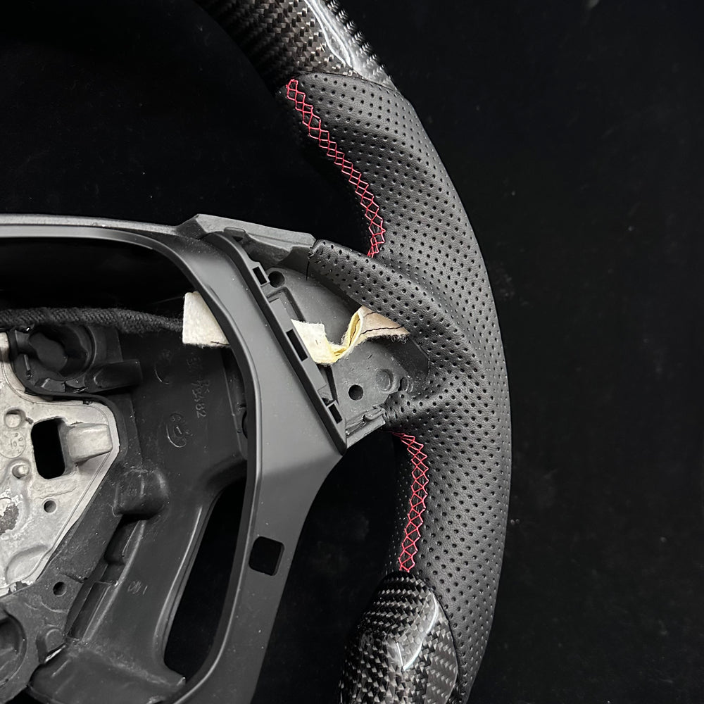 IN STOCK - 2016+ 6th Gen Chevrolet Camaro Carbon Fiber Steering Wheel