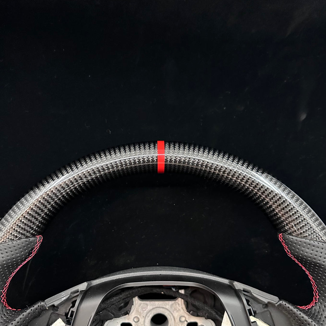 IN STOCK - 2016+ 6th Gen Chevrolet Camaro Carbon Fiber Steering Wheel