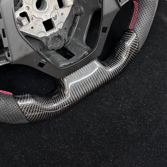 IN STOCK - 2016+ 6th Gen Chevrolet Camaro Carbon Fiber Steering Wheel