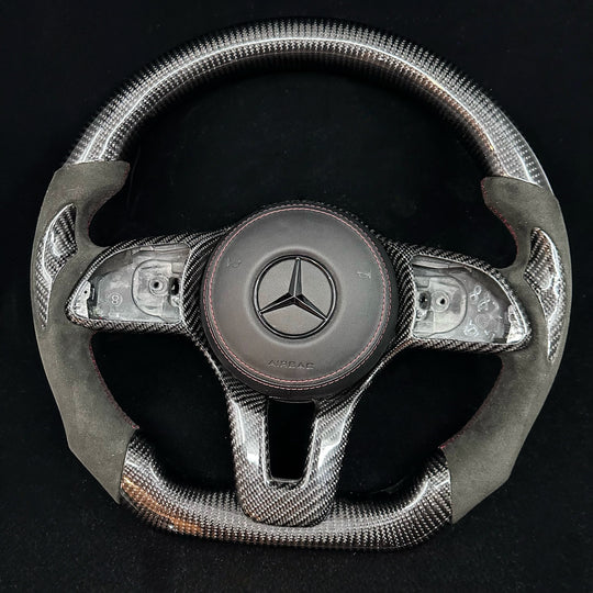 Mercedes Benz Custom Carbon Fiber Steering Wheel