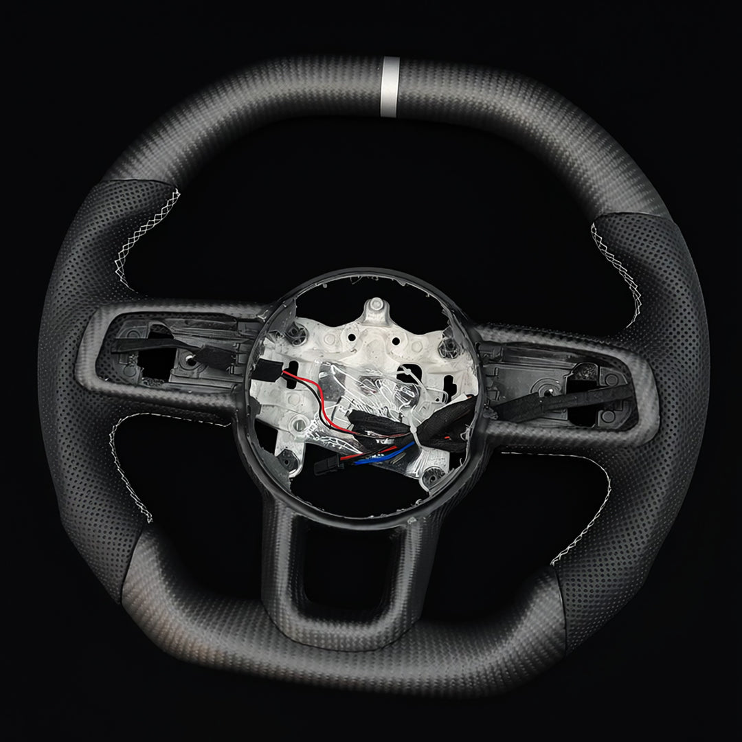 2018+ Jeep Wrangler/Gladiator Carbon Fiber Steering Wheel