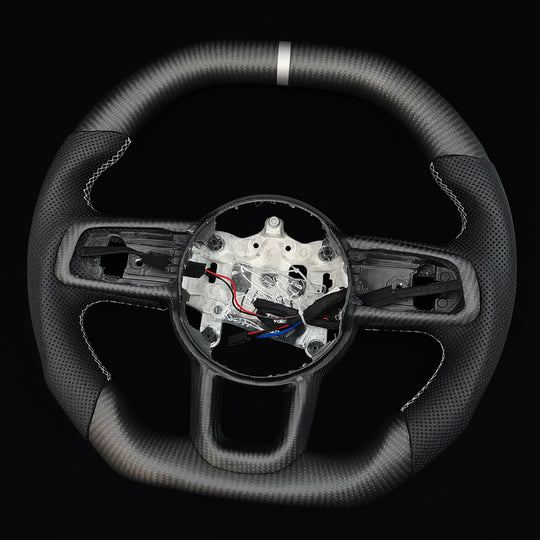 2018+ Jeep Wrangler/Gladiator Carbon Fiber Steering Wheel