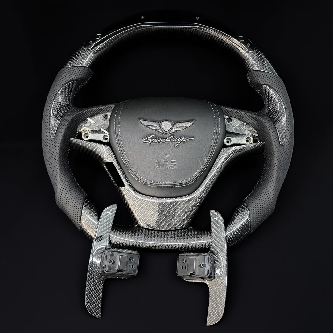2010-2016 Hyundai Genesis Coupe Carbon Fiber Steering Wheel