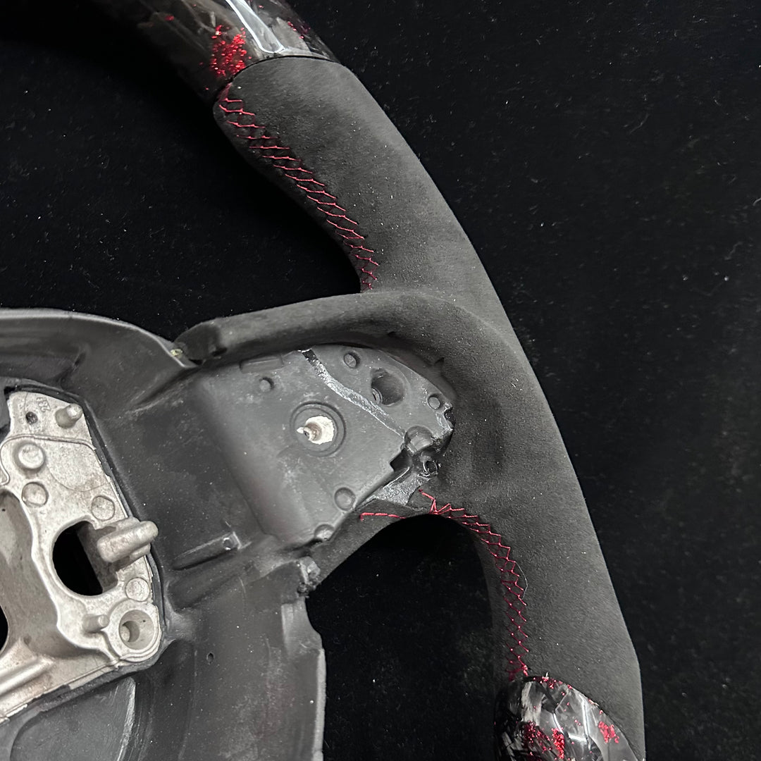 IN STOCK - 2015-2023 Dodge Charger/Challenger/Durango/WK2 Jeep SRT/Trackhawk Carbon Fiber Steering Wheel