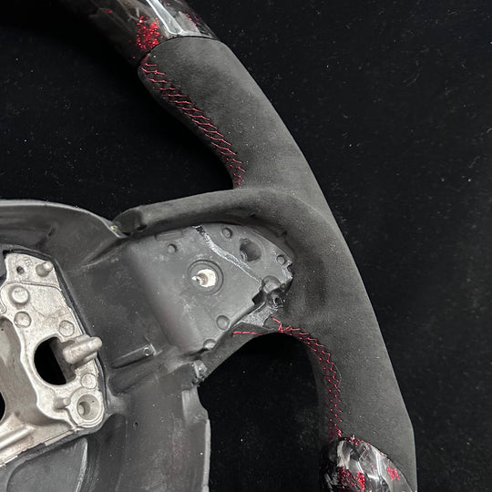IN STOCK - 2015-2023 Dodge Charger/Challenger/Durango/WK2 Jeep SRT/Trackhawk Carbon Fiber Steering Wheel