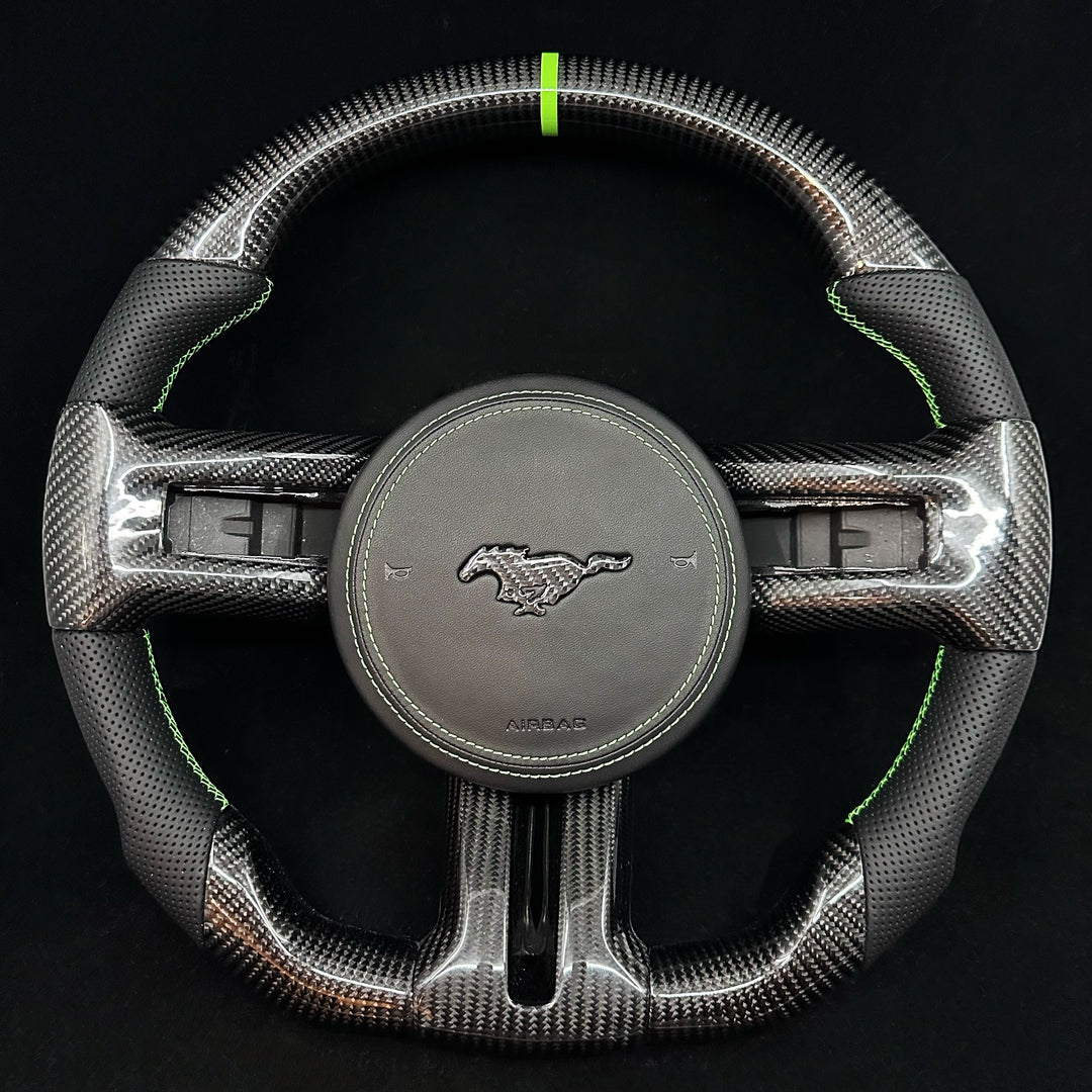 2010-2014 Ford S197 Mustang Carbon Fiber Steering Wheel