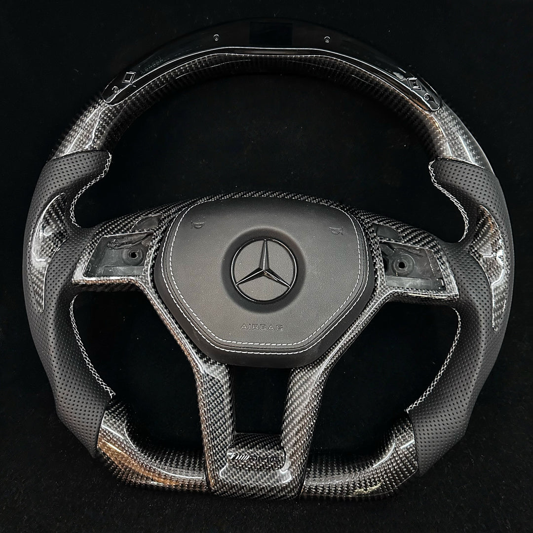 Mercedes Benz Custom Carbon Fiber Steering Wheel