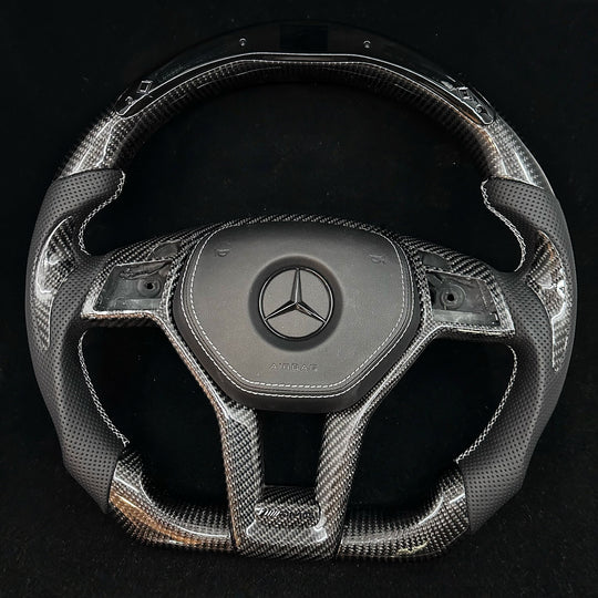 Mercedes Benz Custom Carbon Fiber Steering Wheel