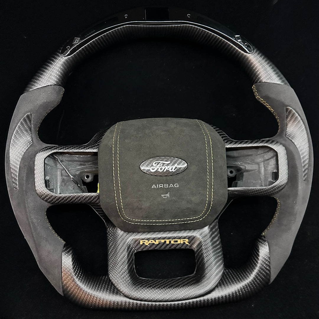 2021+ Ford F150 Raptor Carbon Fiber Steering Wheel