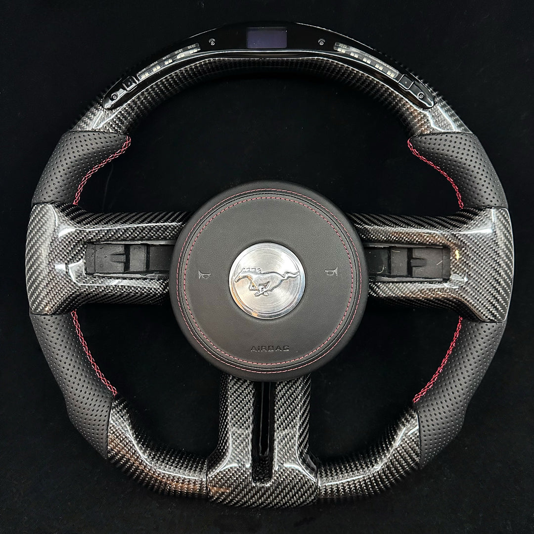 2010-2014 Ford S197 Mustang Carbon Fiber Steering Wheel