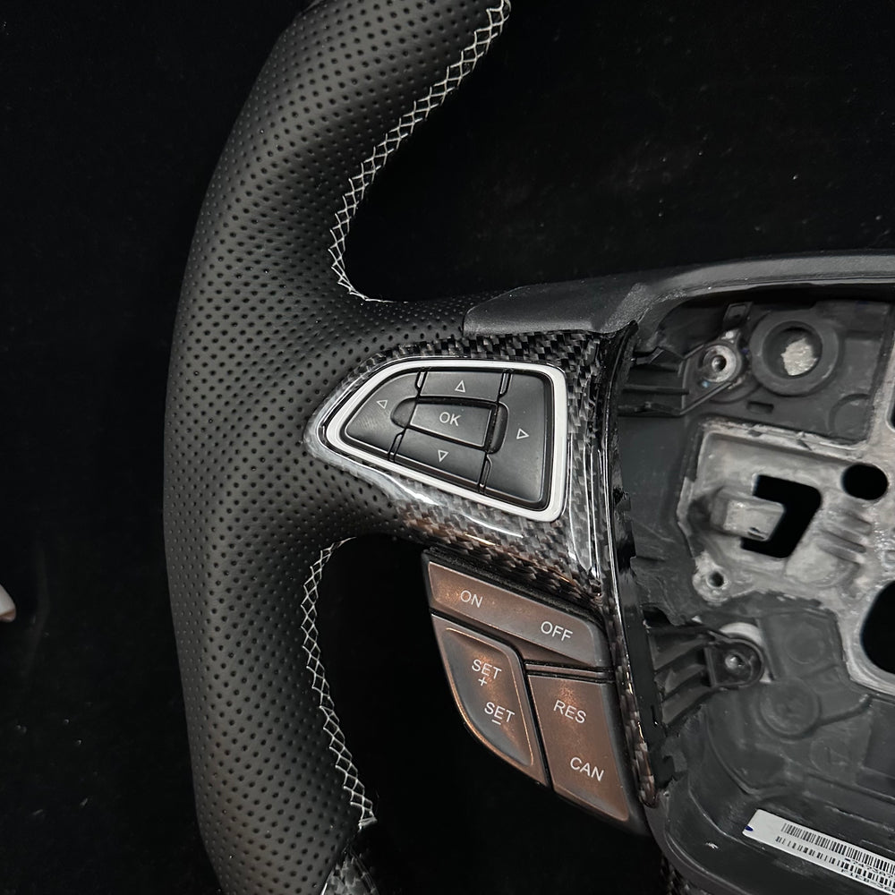 IN STOCK - 2015+ Ford Focus Carbon Fiber Steering Wheel