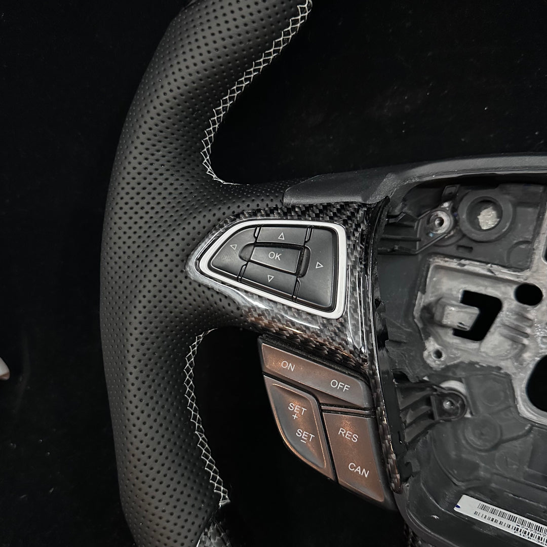 IN STOCK - 2015+ Ford Focus Carbon Fiber Steering Wheel