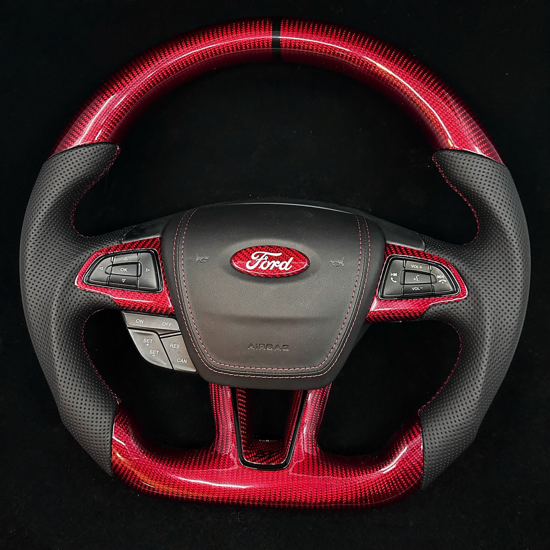 Volante de fibra de carbono Ford Focus ST/RS 2015+