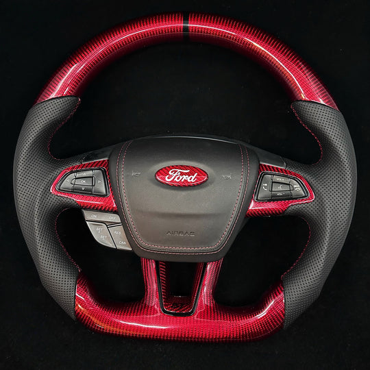 Volante de fibra de carbono Ford Focus ST/RS 2015+