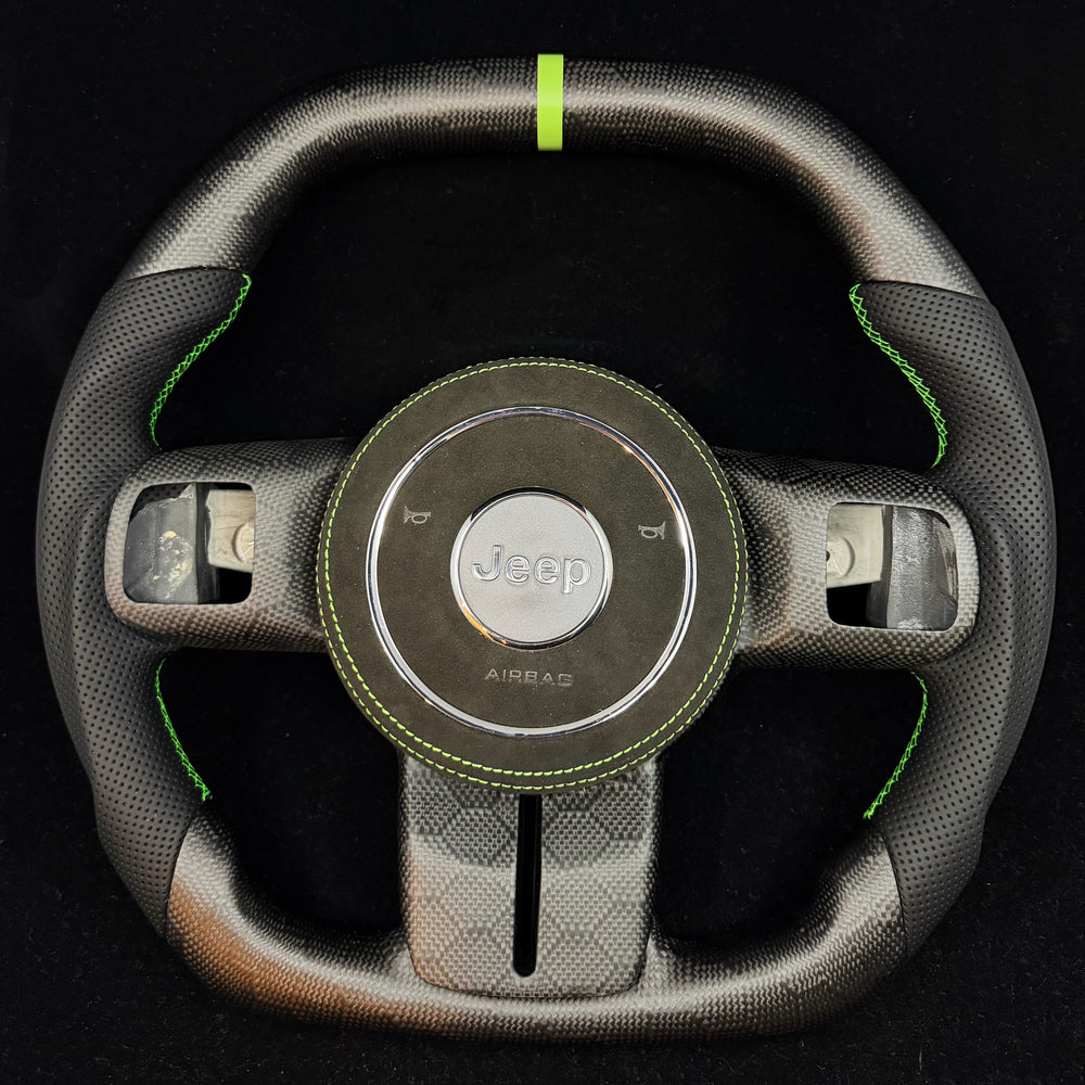 2011-2018 Jeep Wrangler JK Carbon Fiber Steering Wheel