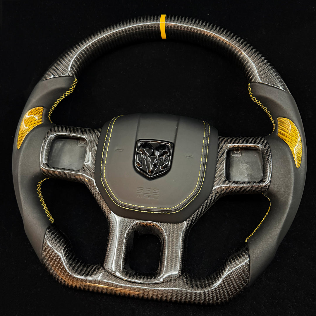 2012-2018 Dodge RAM Carbon Fiber Steering Wheel