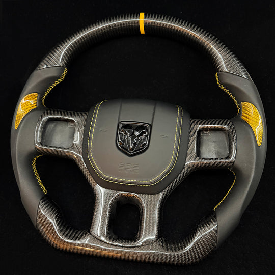2012-2018 Dodge RAM Carbon Fiber Steering Wheel