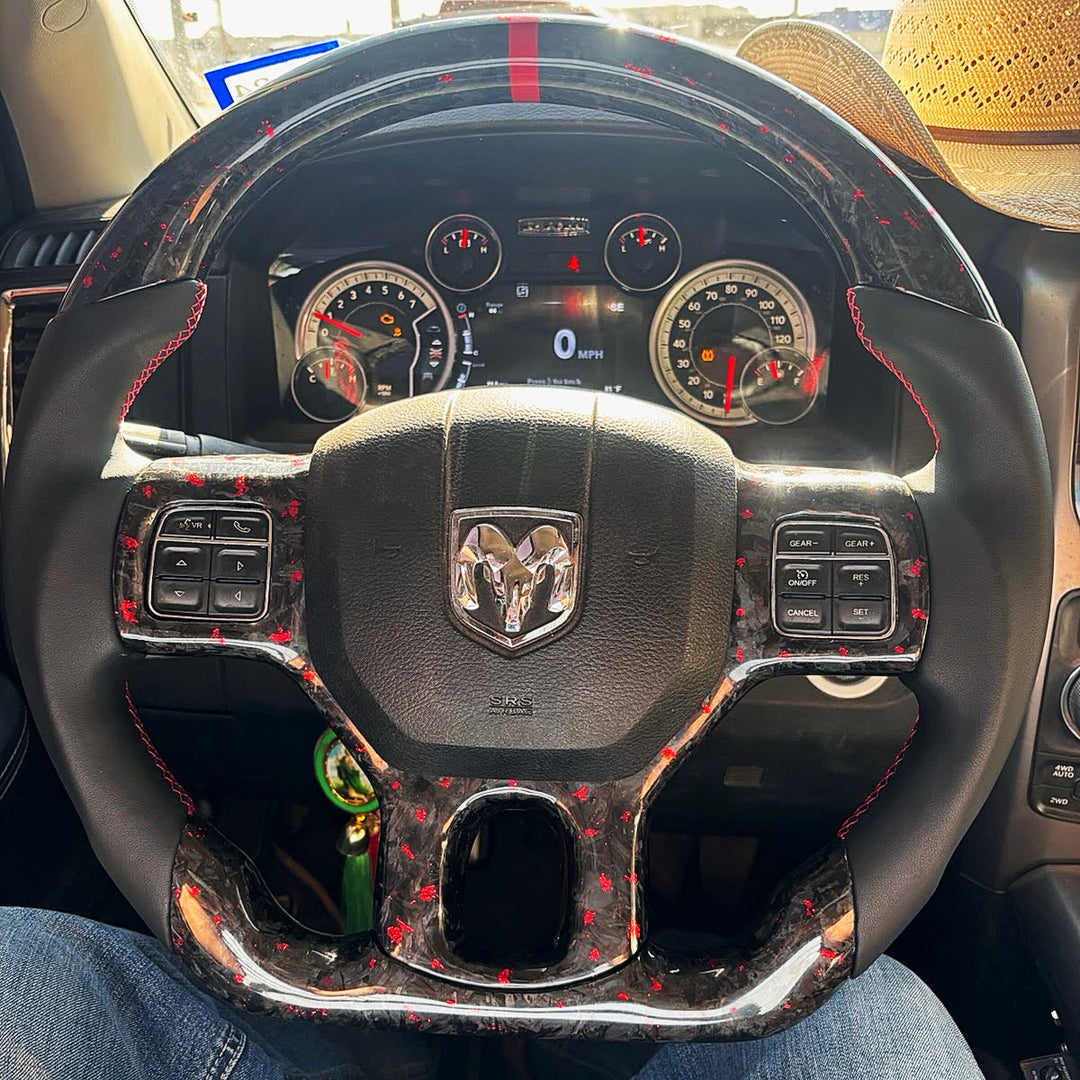 2012-2018 Dodge RAM Carbon Fiber Steering Wheel