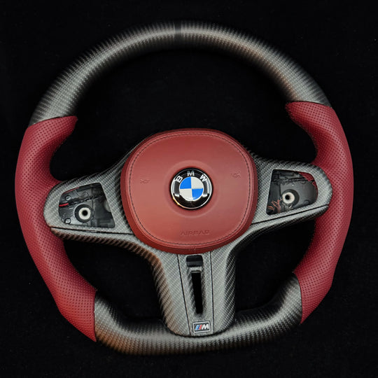2017–2023 BMW G30 5-series M-Sport Carbon Fiber Steering Wheel