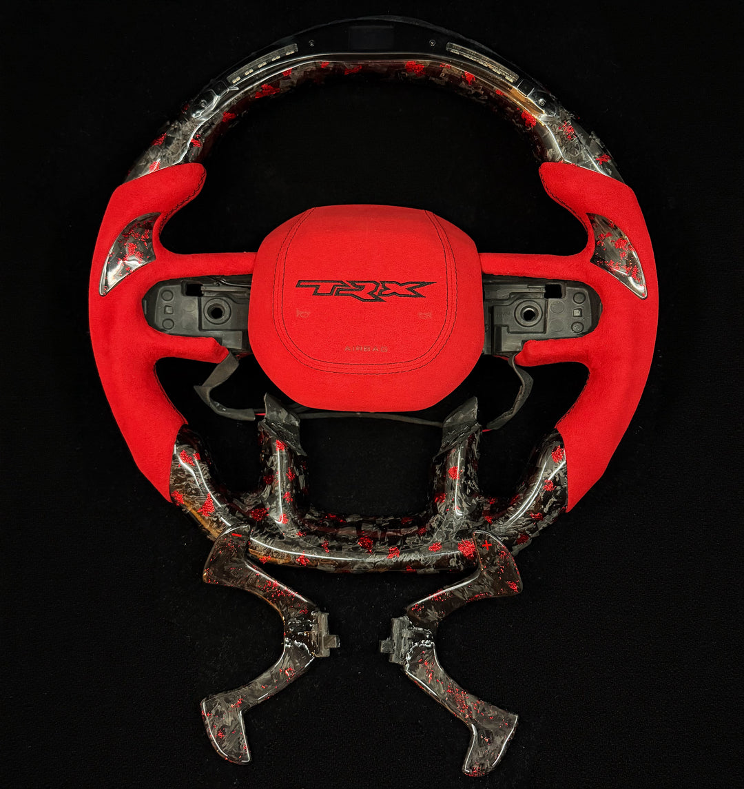 Volante de fibra de carbono Dodge RAM TRX 2021+