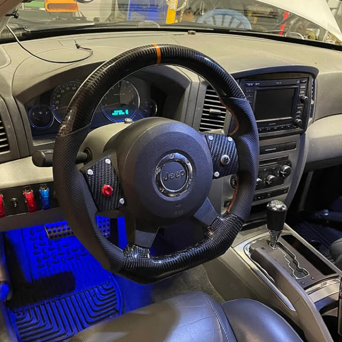 2006-2010 WK1 Jeep Grand Cherokee SRT8 Carbon Fiber Steering Wheel