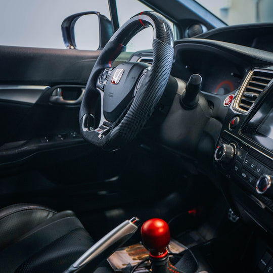 2012-2015 9th gen Honda Civic Carbon Fiber Steering Wheel