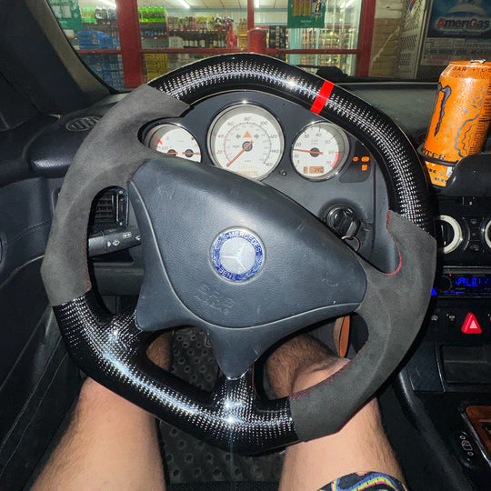 Mercedes Benz Custom Carbon Fiber Steering Wheel