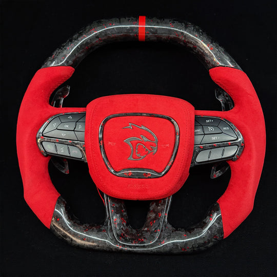 2015-2023 Dodge Charger/Challenger/Durango/WK2 Jeep SRT/Trackhawk Carbon Fiber Steering Wheel