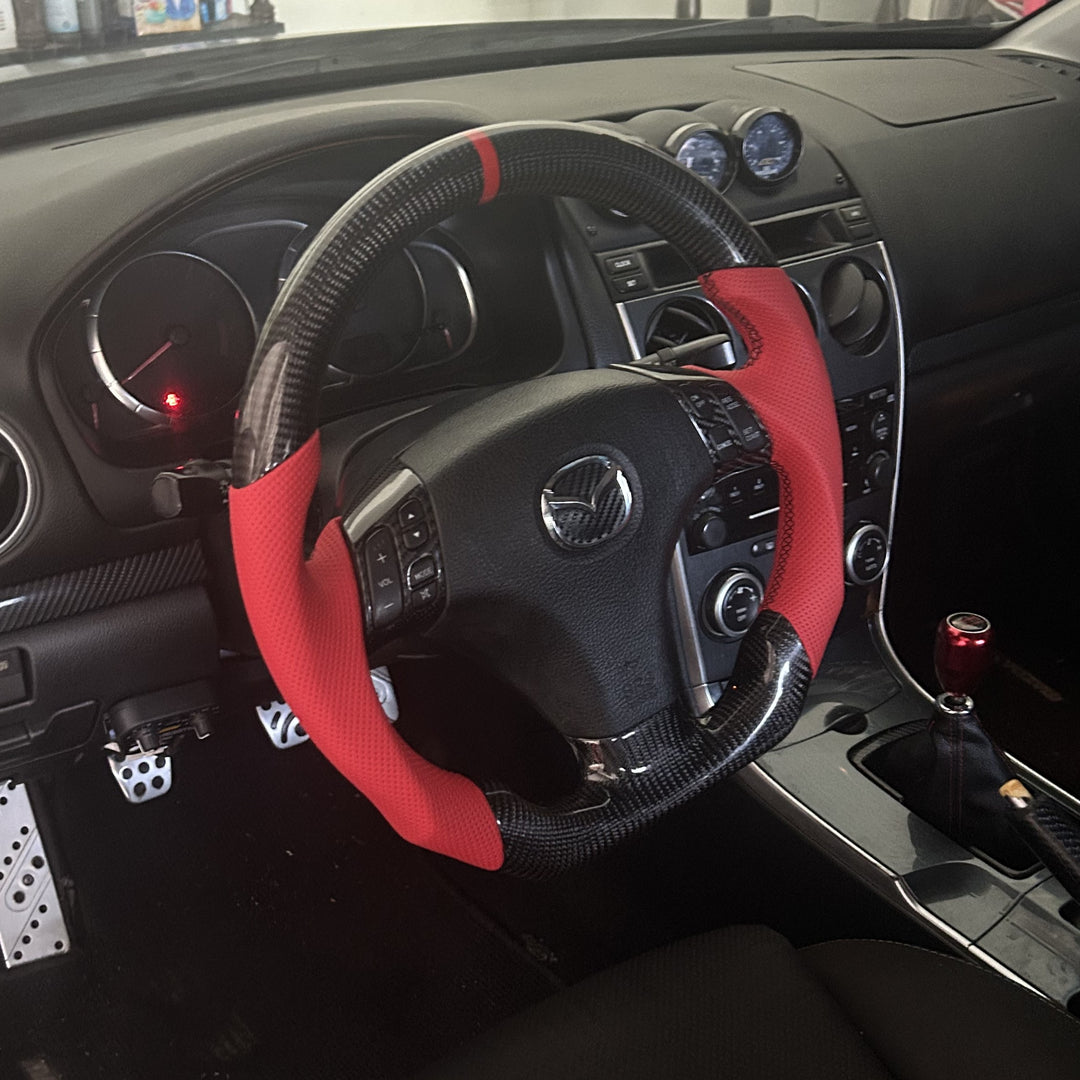 Volante de fibra de carbono Mazdaspeed 6/Mazda 6 2003-2008