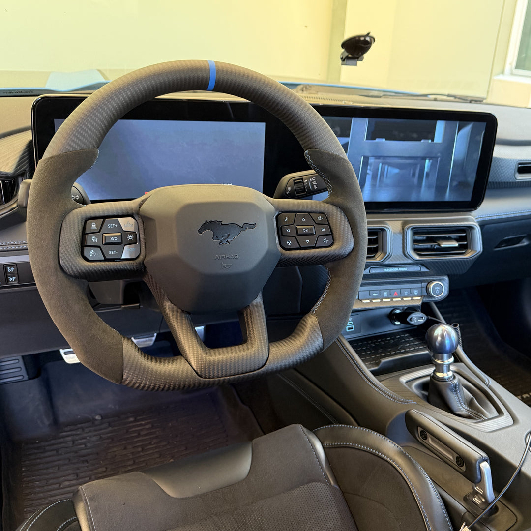 2024+ Ford Mustang S650 Carbon Fiber Steering Wheel