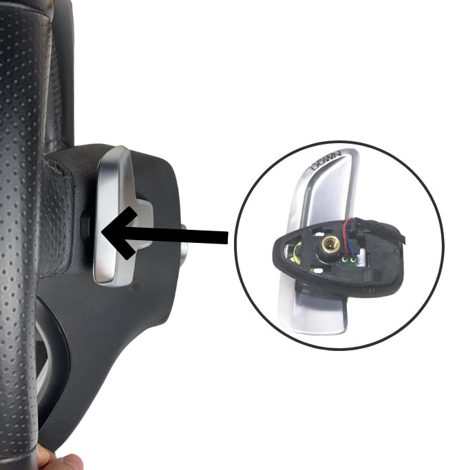 Zen Series™ Carbon Fiber Magnetic Paddle Shifters for Mercedes