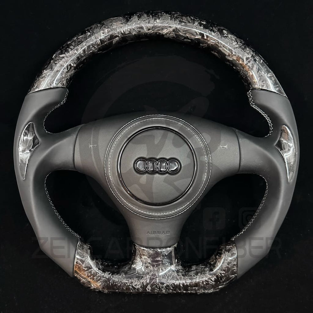 Audi B6 A4/S4/RS4/A6/S6/RS6 Carbon Fiber Steering Wheel Steering Wheels