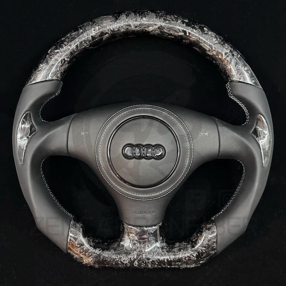 Audi B6 A4/S4/RS4/A6/S6/RS6 Carbon Fiber Steering Wheel Steering Wheels