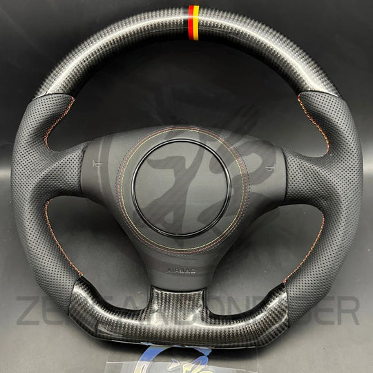 Audi B6 A4/S4/RS4/A6/S6/RS6 Carbon Fiber Steering Wheel - Steering Wheels