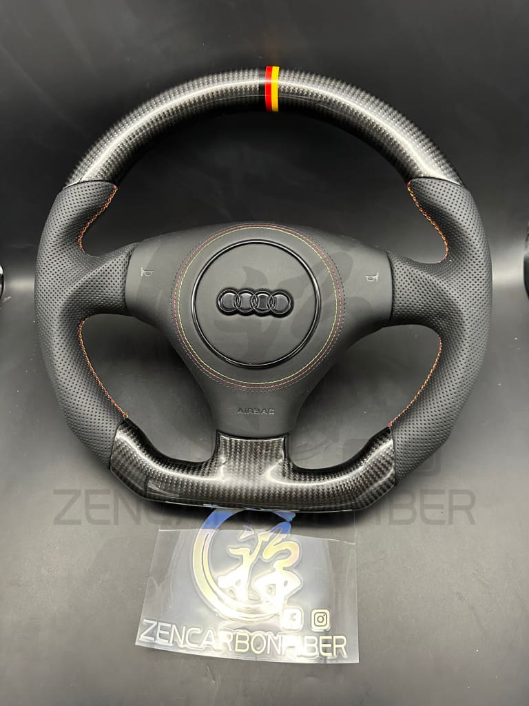 Audi B6 A4/S4/Rs4/A6/S6/Rs6 Carbon Fiber Steering Wheel