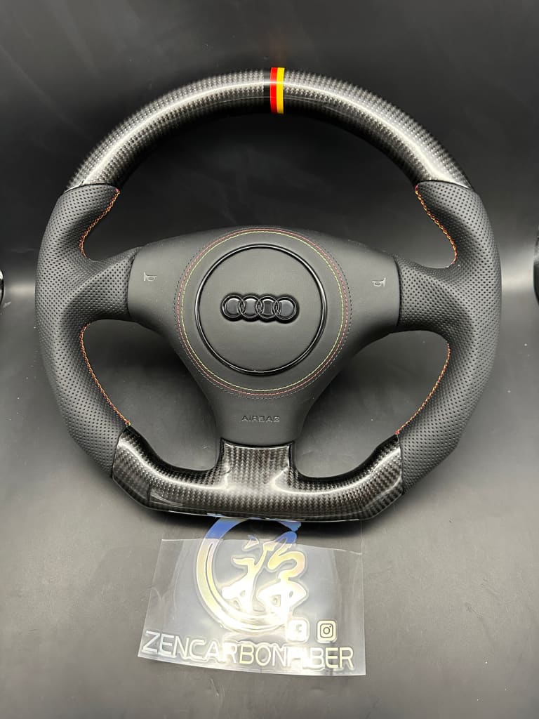 Audi B6 A4/S4/Rs4/A6/S6/Rs6 Carbon Fiber Steering Wheel