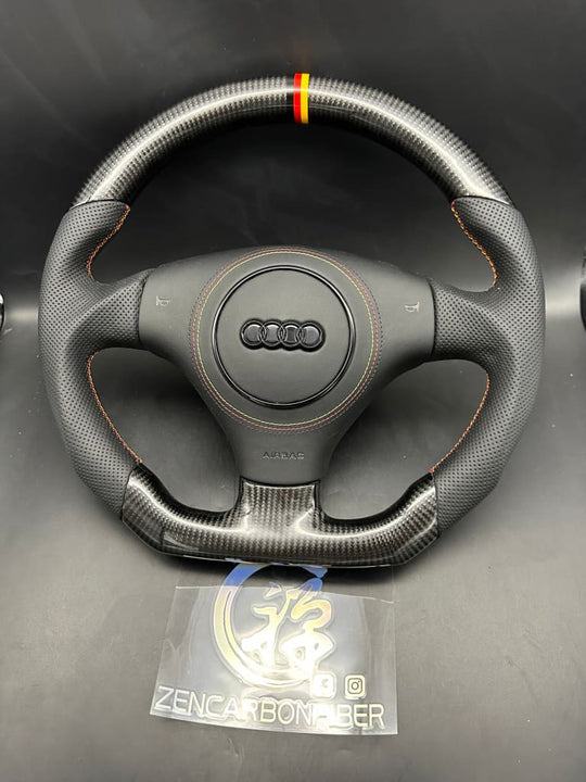 Audi B6 A4/S4/Rs4/A6/S6/Rs6 Carbon Fiber Steering Wheel