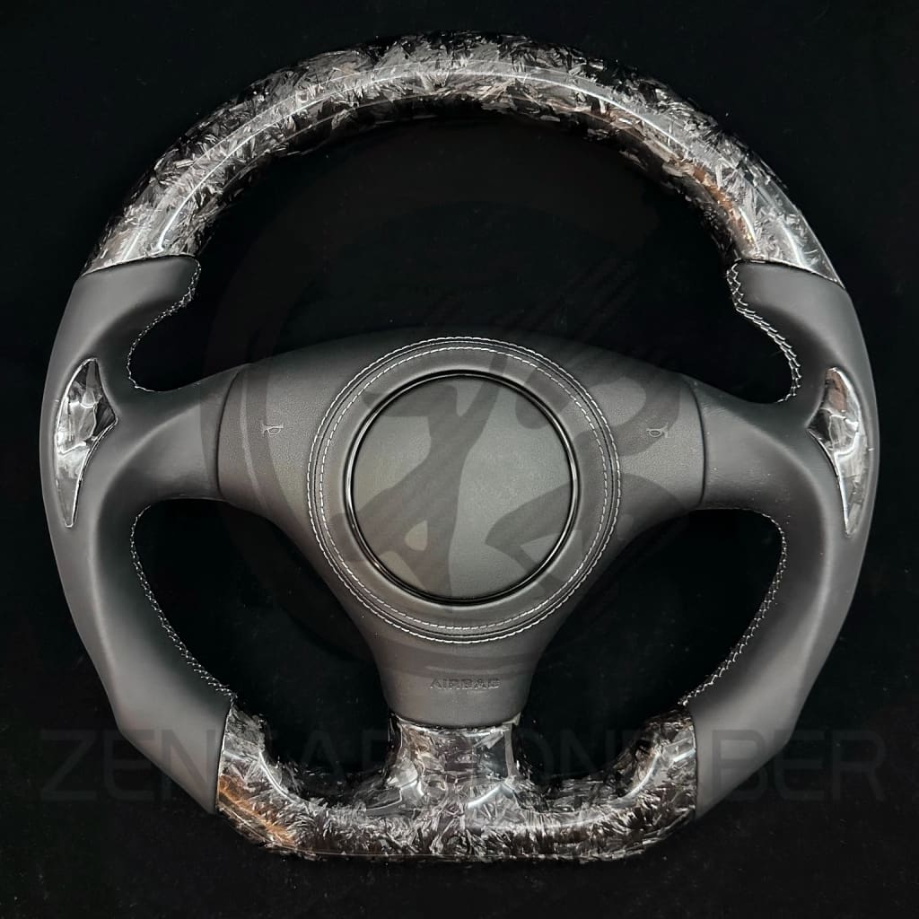 Audi B6 A4/S4/RS4/A6/S6/RS6 Carbon Fiber Steering Wheel - Steering Wheels
