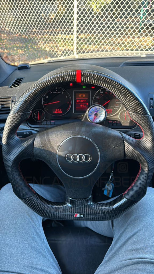 Audi B6 A4/S4/Rs4/A6/S6/Rs6 Carbon Fiber Steering Wheel Steering Wheel