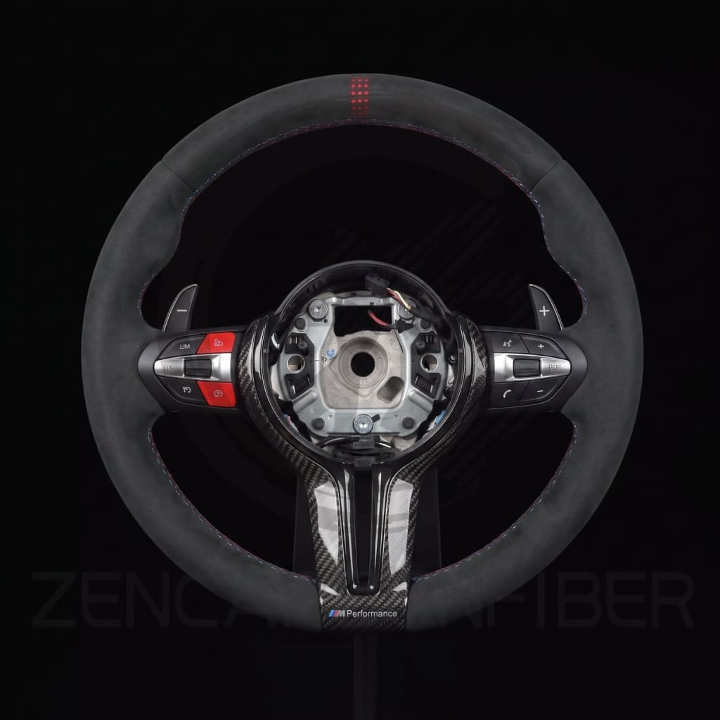 BMW F8X M2/M3/M4 CS Style Alcantara Steering Wheel - Steering Wheels