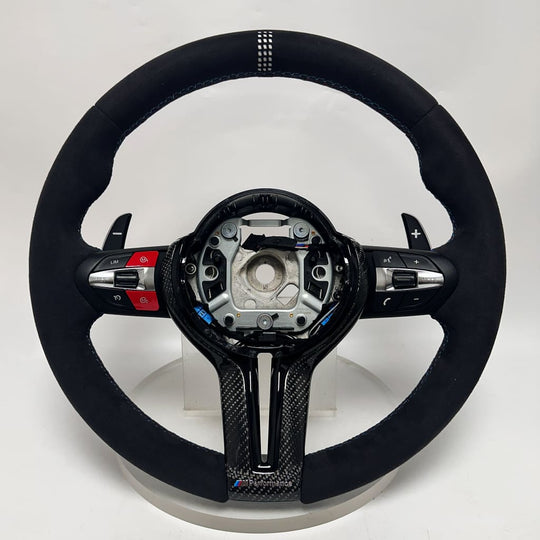 BMW F8X M2/M3/M4 CS Style Alcantara Steering Wheel - Steering Wheels
