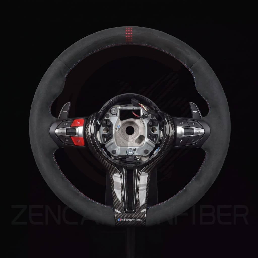 BMW F8X M2/M3/M4 CS Style Alcantara Steering Wheel - Steering Wheels