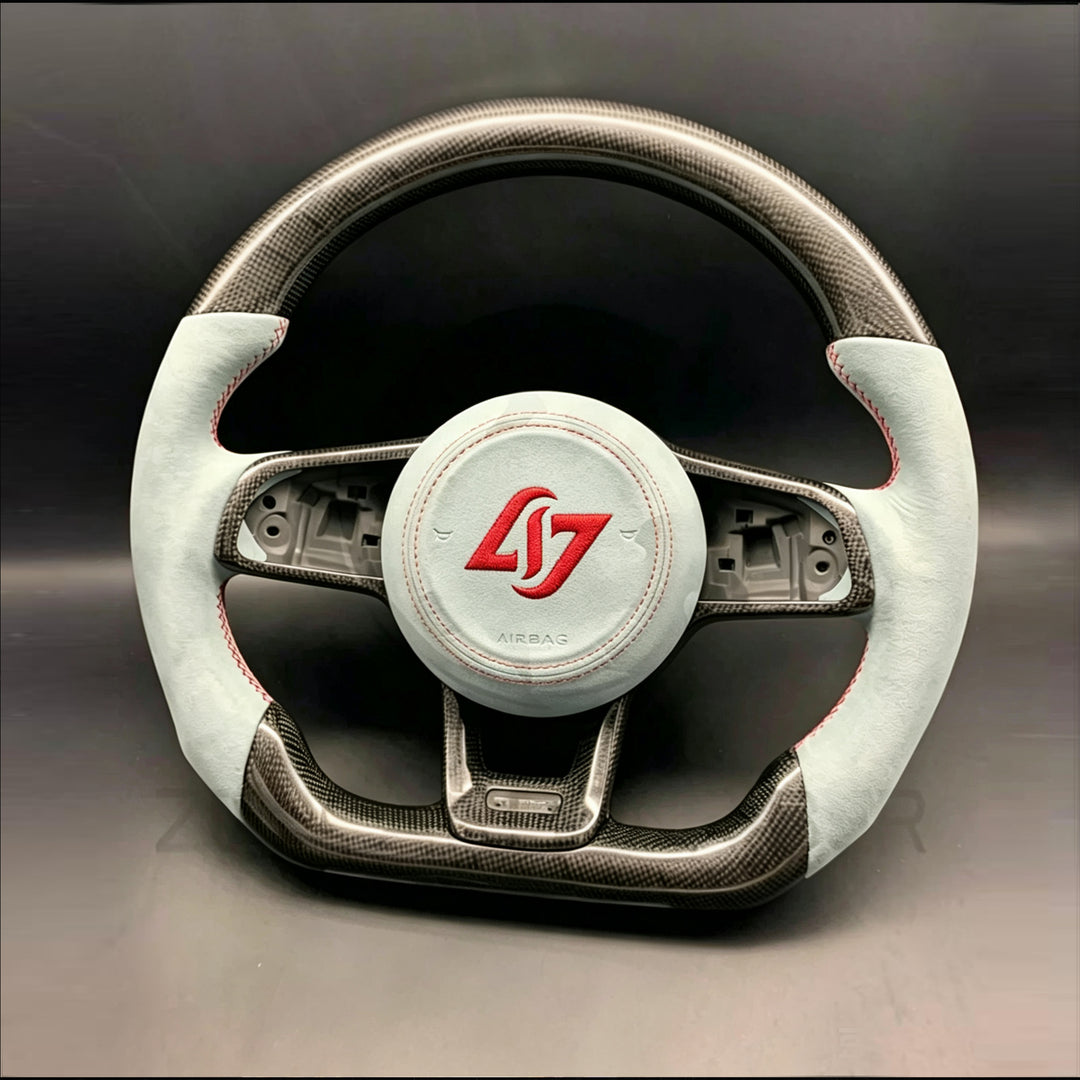 2015-2021 Volkswagen/VW Golf MK7 GTI/R/Jetta GLI Carbon Fiber Steering Wheel