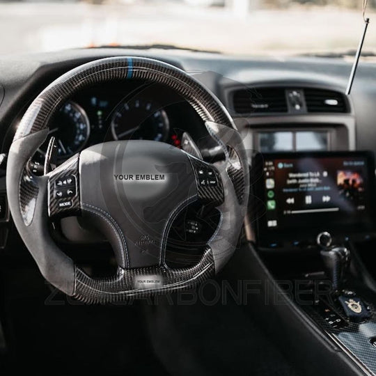 Carbon Fiber Steering Wheel for 2006-2013 Lexus IS250/IS350/ISF - Steering Wheels
