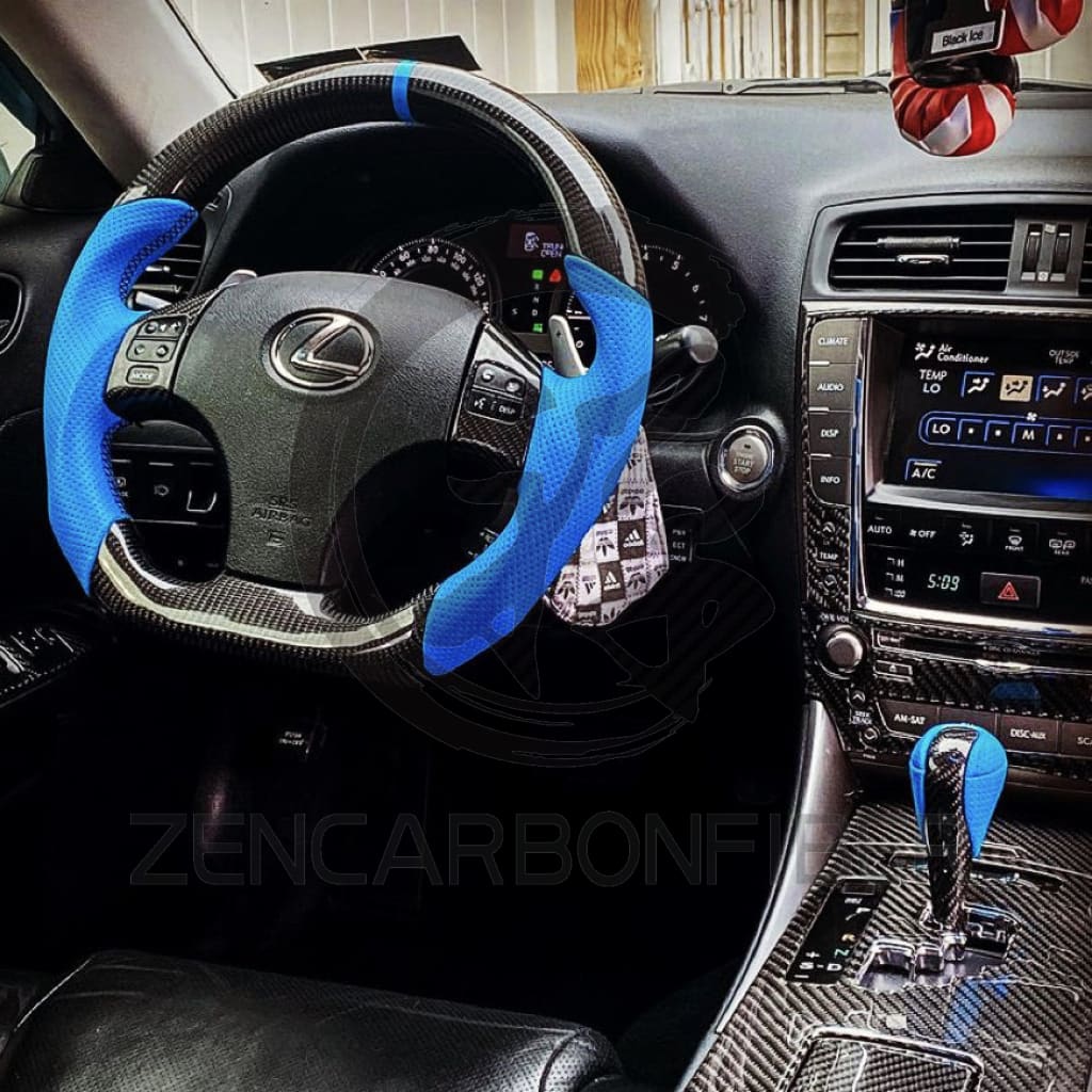 Carbon Fiber Steering Wheel for 2006-2013 Lexus IS250/IS350/ISF - Steering Wheels