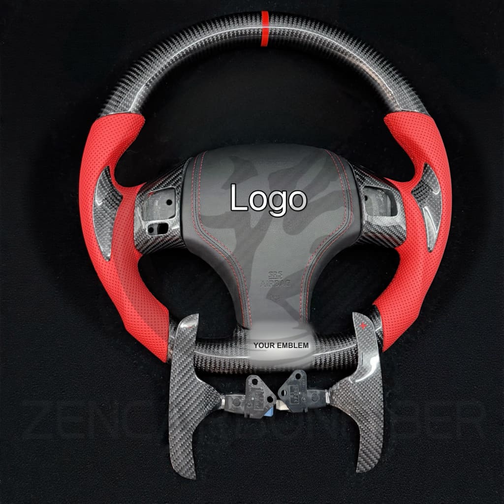 Carbon Fiber Steering Wheel for 2006-2013 Lexus IS250/IS350/ISF - Steering Wheels